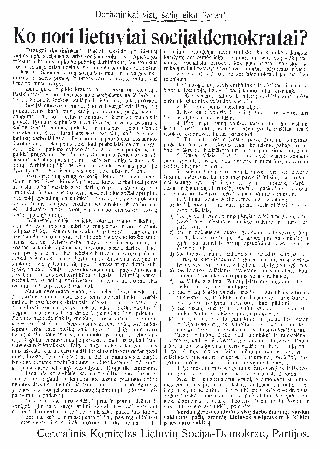 Steponas Kairys Vienas iš populiariausiųjų 1905 m. Stp. Kairio atsišaukimų